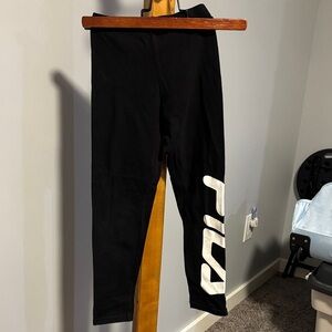 Fila Kids Leggings with White Logo